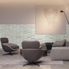 Płyta betonowa na ścianę 3D PB69 5x22,6x2, pistacjowy CL08, beton architektoniczny
