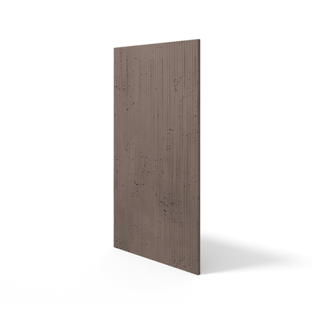 Płyta betonowa na ścianę 3D PB23 1200x600x25, czekoladowy CL02, beton architektoniczny