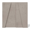 Płyta betonowa na ścianę 3D PB10B 600x600x40, szarobeżowy CL05; wzór B, beton architektoniczny