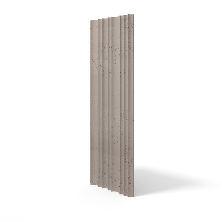 Płyta betonowa na ścianę 3D PB56 1350x430x35, szarobeżowy CL05, beton architektoniczny