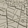 Płyta betonowa na ścianę 3D PB71F 600x600x22, kość słoniowa KS; wzór F, beton architektoniczny