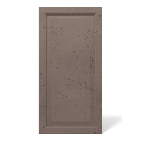 Płyta betonowa na ścianę 3D PB33A 1200x600x30, czekoladowy CL02; wzór A, beton architektoniczny