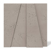 Płyta betonowa na ścianę 3D PB10 600x600x40, szarobeżowy CL05, beton architektoniczny