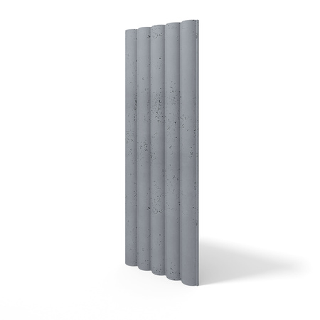 Płyta betonowa na ścianę 3D PB61 1350x500x37, antracytowy B08, beton architektoniczny