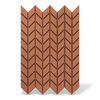 Płyta betonowa na ścianę 3D PB48 935x600x25, terakota CL01, beton architektoniczny