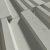 Płyta betonowa na ścianę 3D PB42 1350x600x30, pistacjowy CL08, beton architektoniczny