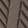 Płyta betonowa na ścianę 3D PB47 939x600x25, czekoladowy CL02, beton architektoniczny