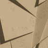 Płyta betonowa na ścianę 3D PB05C 1200x600x48, miodowy CL03, wzór C, beton architektoniczny