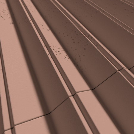 Płyta betonowa na ścianę 3D PB65 1350x480x32, brudny róż CL07, beton architektoniczny