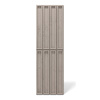 Płyta betonowa na ścianę 3D PB66A 1350x430x22, szarobeżowy CL05, wzór A, beton architektoniczny