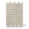 Płyta betonowa na ścianę 3D PB48 935x600x25, kość słoniowa KS, beton architektoniczny