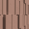 Płyta betonowa na ścianę 3D PB13 1200x600x40, brudny róż CL07, beton architektoniczny
