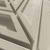 Płyta betonowa na ścianę 3D PB50 1156x600x20, kość słoniowa KS, beton architektoniczny