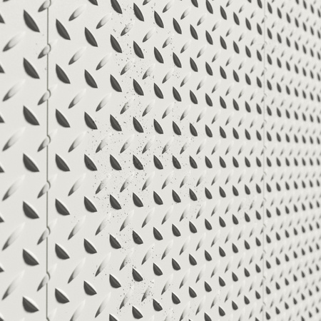 Płyta betonowa na ścianę 3D PB54 1350x600x15, zgaszona biel B0, beton architektoniczny