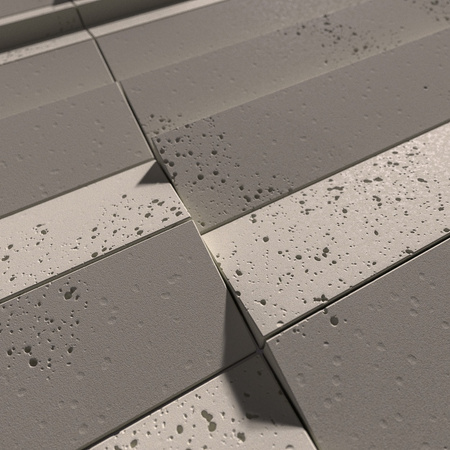 Płyta betonowa na ścianę 3D PB69 5x22,6x2, kaszmirowy CL04, beton architektoniczny