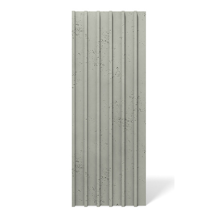 Płyta betonowa na ścianę 3D PB40 1350x510x30, zgaszona zieleń CL09, beton architektoniczny