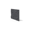 Płyta betonowa na ścianę 3D PB12B 600x600x40, czarny B15; wzór B, beton architektoniczny