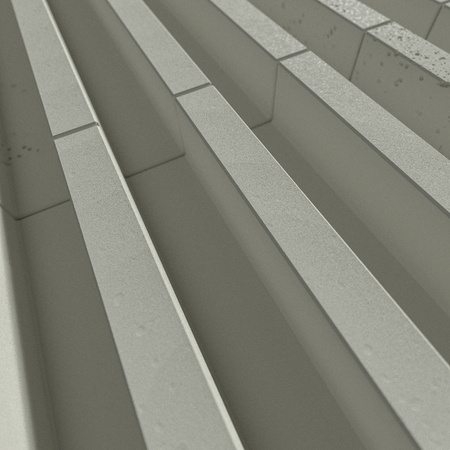 Płyta betonowa na ścianę 3D PB41 1350x380x44, pistacjowy CL08, beton architektoniczny