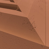 Płyta betonowa na ścianę 3D PB70A 1200x600x35, terakota CL01; wzór A, beton architektoniczny