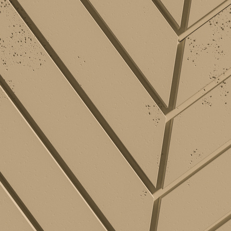 Płyta betonowa na ścianę 3D PB44 1188x600x25, miodowy CL03, beton architektoniczny