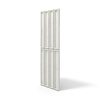 Płyta betonowa na ścianę 3D PB66A 1350x430x22, zgaszona biel B0; wzór A, beton architektoniczny
