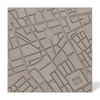 Płyta betonowa na ścianę 3D PB71F 600x600x22, szarobeżowy CL05; wzór F, beton architektoniczny