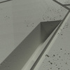 Płyta betonowa na ścianę 3D PB18B 1200x600x38, zgaszona zieleń CL09; wzór B, beton architektoniczny