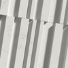 Płyta betonowa na ścianę 3D PB42 1350x600x30,, biały B0, beton architektoniczny