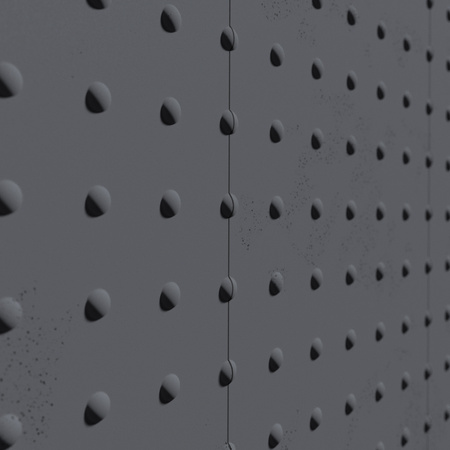 Płyta betonowa na ścianę 3D PB55 1350x600x15, czarny B15, beton architektoniczny