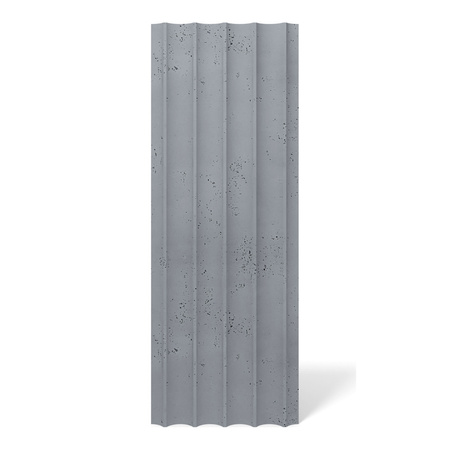 Płyta betonowa na ścianę 3D PB59 1350x500x35, antracytowy B08, beton architektoniczny