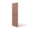 Płyta betonowa na ścianę 3D PB66A 1350x430x22, brudny róż CL07, wzór A, beton architektoniczny