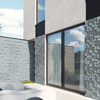 Płyta betonowa na ścianę 3D PB15 600x600x40, jasny błękit CL06, beton architektoniczny
