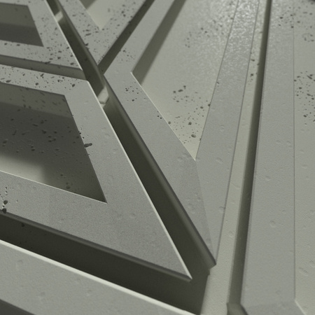 Płyta betonowa na ścianę 3D PB50 1156x600x20, zgaszona zieleń CL09, beton architektoniczny