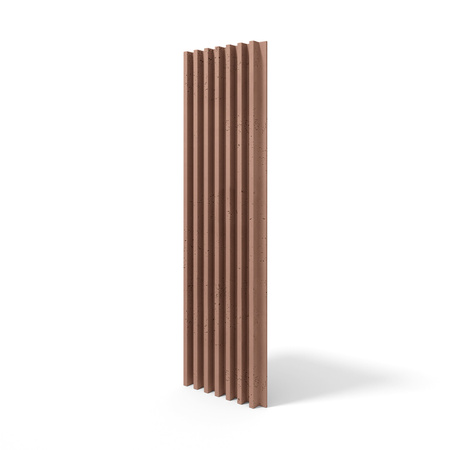 Płyta betonowa na ścianę 3D PB41 1350x380x44, brudny róż CL07, beton architektoniczny