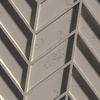 Płyta betonowa na ścianę 3D PB47 939x600x25, kaszmirowy CL04, beton architektoniczny