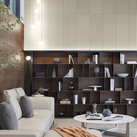 Płyta betonowa na ścianę 3D PB38 1350x480x30, kość słoniowa KS, beton architektoniczny