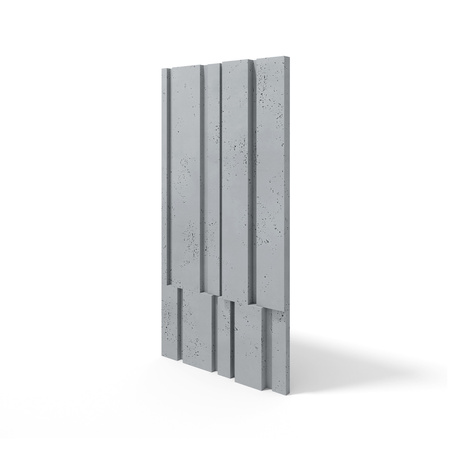 Płyta betonowa na ścianę 3D PB13 1200x600x40, szary S96, beton architektoniczny