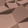 Płyta betonowa na ścianę 3D PB16 600x600x40, brudny róż CL07, beton architektoniczny