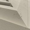 Płyta betonowa na ścianę 3D PB70A 1200x600x35, kość słoniowa KS; wzór A, beton architektoniczny