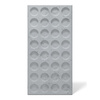 Płyta betonowa na ścianę 3D PB28 1200x600x30, szary S96, beton architektoniczny
