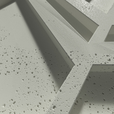 Płyta betonowa na ścianę 3D PB27 1200x600x35, pistacjowy CL08, beton architektoniczny