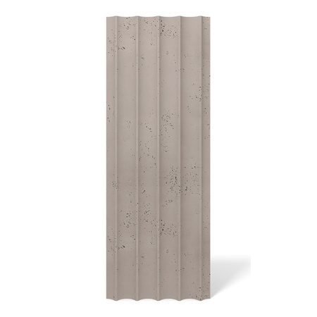 Płyta betonowa na ścianę 3D PB59 1350x500x35, szarobeżowy CL05, beton architektoniczny