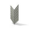 Płyta betonowa na ścianę 3D PB50 1156x600x20, zgaszona zieleń CL09, beton architektoniczny