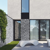 Płyta betonowa na ścianę 3D PB15 600x600x40, szary S96, beton architektoniczny