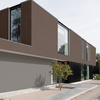 Płyta betonowa na ścianę 2D PA03 600x600x10, czekoladowy CL02, beton architektoniczny