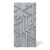 Płyta betonowa na ścianę 3D PB27 1200x600x35, szary S96, beton architektoniczny