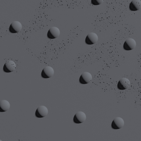 Płyta betonowa na ścianę 3D PB55 1350x600x15, czarny B15, beton architektoniczny
