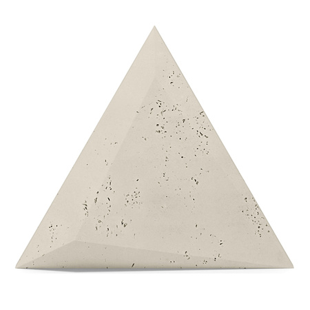Płyta betonowa na ścianę 3D PB36 520x600x30, kość słoniowa KS, beton architektoniczny