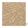 Płyta betonowa na ścianę 3D PB71F 600x600x22, miodowy CL03; wzór F, beton architektoniczny