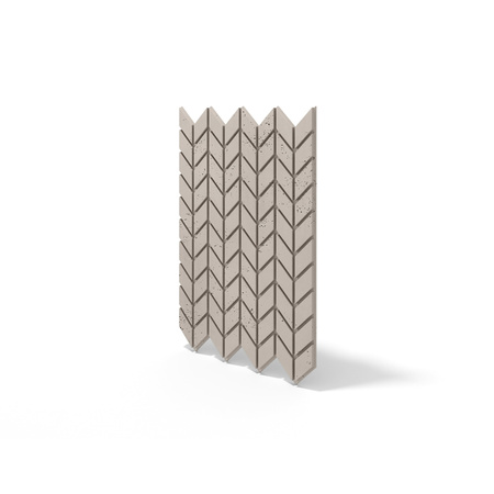 Płyta betonowa na ścianę 3D PB48 935x600x25, kaszmirowy CL04, beton architektoniczny